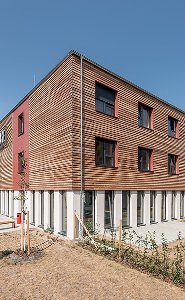 Außenansicht Studentenwohnheim Potsdam/Golm Außenansicht des Studentenwohnheims in Golm bei Potsdam
