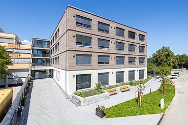 Außenansicht Elias-Schrenk-Haus in Tuttlingen am Bodensee Außenansicht des Elias-Schrenk-Haus in Tuttlingen am Bodensee