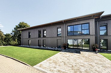 Außenansicht Eltern-Kind-Haus in Gailingen Außenansicht Eltern-Kind-Haus in Gailingen, Vorderseite