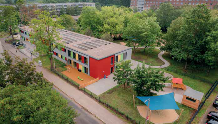 Außenansicht Kindertagesstätte Außenansicht Kindertagesstätte