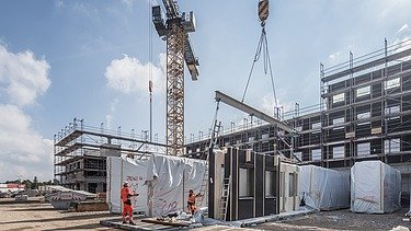 Bild Baustelle MOLENO Projekt Dienstleistungszentrum Eisenberg, Thüringen