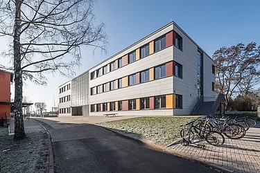 Bild Außenansicht MOLENO-Projekt Gemeinschaftsschule 6 in Erfurt