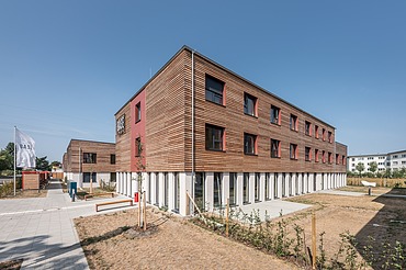 Außenansicht Studentenwohnheim Potsdam/Golm Außenansicht des Studentenwohnheims in Golm bei Potsdam