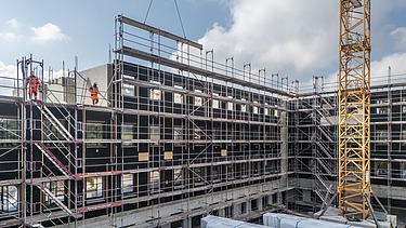 Bild Baustelle MOLENO Projekt Dienstleistungszentrum Eisenberg, Thüringen