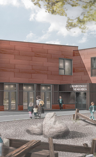 Visualisierung Neubau Grundschule Diemarden