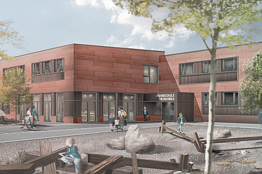 Visualisierung Neubau Grundschule Diemarden