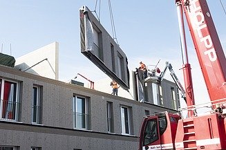 Bild Außenansicht MOLENO Projekt Hangweide in Kernen