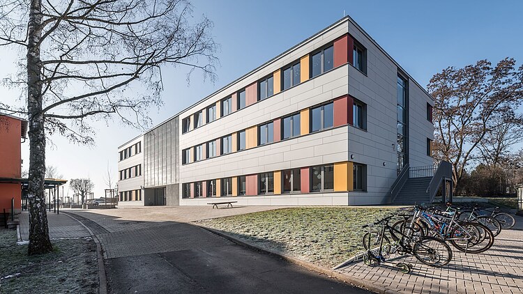 Außenansicht MOLENO Projekt Gemeinschaftsschule 6 in Erfurt