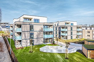 Ansicht Wohnquartier am Alten Weinberg in Ittenhausen in MOLENO-Bauweise
