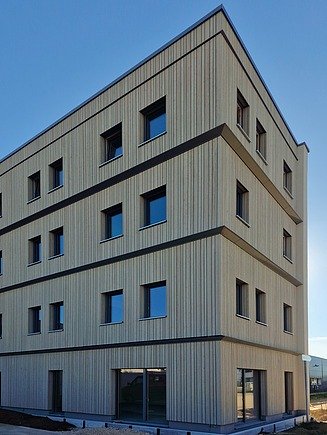 Bild Außenansicht Büro und Entwicklungsgebäude Asphericon in Jena